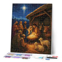 Cargar imagen en el visor de la galería, Diamond Painting - Belén de Navidad