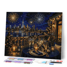 Cargar imagen en el visor de la galería, Diamond Painting - Noche de Navidad brillante