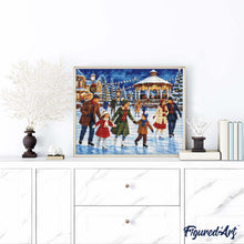 Cargar imagen en el visor de la galería, Diamond Painting - Diversión invernal en familia