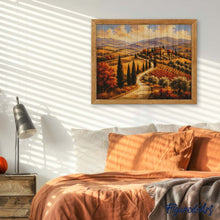 Cargar imagen en el visor de la galería, Diamond Painting - Colinas Toscanas con Cipreses