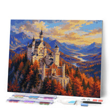 Cargar imagen en el visor de la galería, Diamond Painting - Castillo de Neuschwanstein en Otoño