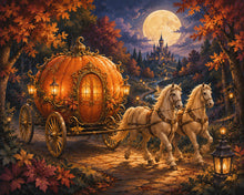 Cargar imagen en el visor de la galería, Diamond Painting - Carroza Mágica de Calabaza