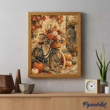 Cargar imagen en el visor de la galería, Diamond Painting - Bicicleta Florida con Calabazas