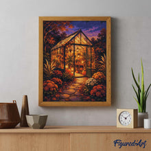 Cargar imagen en el visor de la galería, Diamond Painting - Invernadero Luminoso en Otoño