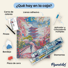 Cargar imagen en el visor de la galería, Diamond Painting - Virgen María bendita 40x50cm con bastidor montado