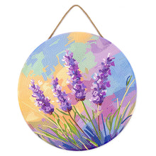 Cargar imagen en el visor de la galería, Diamond Painting en Disco de Madera - Lavanda