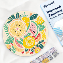 Cargar imagen en el visor de la galería, Diamond Painting en Disco de Madera - Frutas