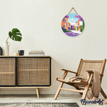 Cargar imagen en el visor de la galería, Diamond Painting en Disco de Madera - Provenza Primavera