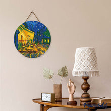 Cargar imagen en el visor de la galería, Diamond Painting en Disco de Madera - Pinturas De Van Gogh - Café