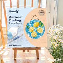 Cargar imagen en el visor de la galería, Diamond Painting en Disco de Madera - Brisa de cítricos