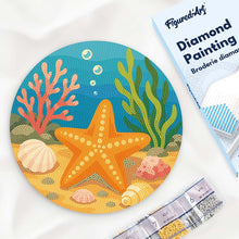 Cargar imagen en el visor de la galería, Diamond Painting en Disco de Madera - Estrella de mar