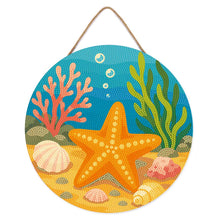 Cargar imagen en el visor de la galería, Diamond Painting en Disco de Madera - Estrella de mar