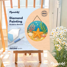 Cargar imagen en el visor de la galería, Diamond Painting en Disco de Madera - Estrella de mar