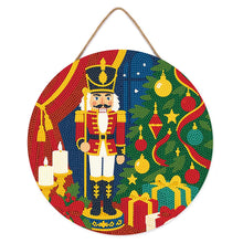 Cargar imagen en el visor de la galería, Diamond Painting en Disco de Madera - Cascanueces de Navidad