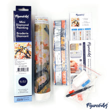 Cargar imagen en el visor de la galería, Mini Diamond Painting 25x25cm - Reno dorado