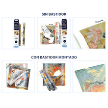 Cargar imagen en el visor de la galería, Mini Diamond Painting 25x25cm - Reno dorado