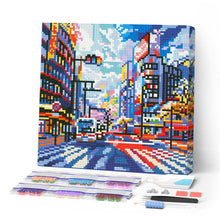 Cargar imagen en el visor de la galería, Mini Diamond Painting 25x25cm - Shibuya Pop Art