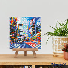 Cargar imagen en el visor de la galería, Mini Diamond Painting 25x25cm - Shibuya Pop Art