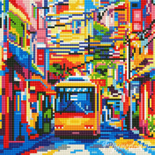 Cargar imagen en el visor de la galería, Mini Diamond Painting 25x25cm - Autobús Urbano de Tokio