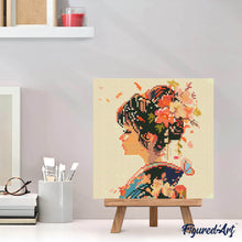 Cargar imagen en el visor de la galería, Mini Diamond Painting 25x25cm - Aroma Japonés del Amor