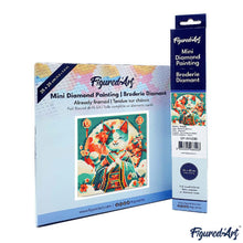 Cargar imagen en el visor de la galería, Mini Diamond Painting 25x25cm - Gata Princesa Japonesa