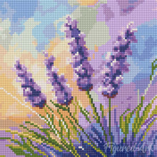 Cargar imagen en el visor de la galería, Mini Diamond Painting 25x25cm - Lavanda