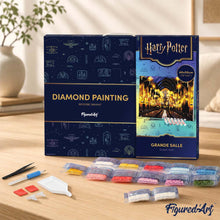 Cargar imagen en el visor de la galería, Diamond Painting - Gran Comedor - Harry Potter 40x50cm con bastidor montado