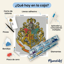 Cargar imagen en el visor de la galería, Diamond Painting - Harry Potter - Escudo de Hogwarts