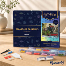 Cargar imagen en el visor de la galería, Diamond Painting - Hogwarts Express - Harry Potter 40x50cm con bastidor montado