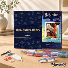 Cargar imagen en el visor de la galería, Diamond Painting - Carta de Hedwig - Harry Potter 40x50cm con bastidor montado