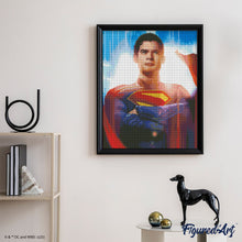 Cargar imagen en el visor de la galería, Diamond Painting - Superman 2025 - Poster 40x50cm con bastidor montado