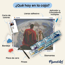 Cargar imagen en el visor de la galería, Diamond Painting - Superman y Krypto