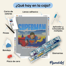 Cargar imagen en el visor de la galería, Diamond Painting - Superman con el skyline