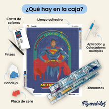 Cargar imagen en el visor de la galería, Diamond Painting - Superman - Ciudad del Mañana