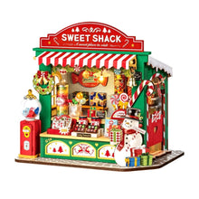 Cargar imagen en el visor de la galería, Casa Miniatura - Puesto de dulces de Navidad