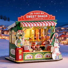 Cargar imagen en el visor de la galería, Casa Miniatura - Puesto de dulces de Navidad
