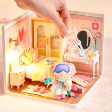 Cargar imagen en el visor de la galería, Casa Miniatura - Dormitorio rosa encantador
