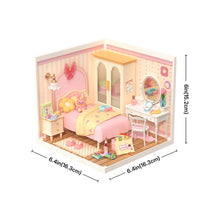 Cargar imagen en el visor de la galería, Casa Miniatura - Dormitorio rosa encantador