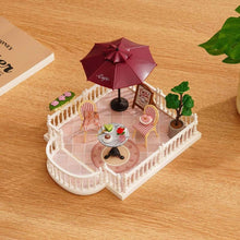 Cargar imagen en el visor de la galería, Casa Miniatura - Terraza de café chic Figured'Art
