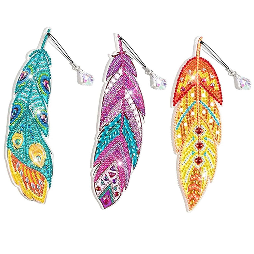 3x Cubiertas de Marcapáginas Diamond Painting