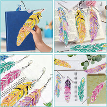 Cargar imagen en el visor de la galería, Diamond Art Painting 6x Marcapáginas Pluma
