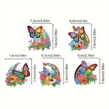 Cargar imagen en el visor de la galería, Diamond Painting Hermosas Mariposas con Conjunto de 5 Piezas