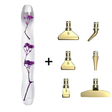 Cargar imagen en el visor de la galería, Bolígrafo Premium Ergonómico Diamond Painting Flores Violetas 5 Variantes