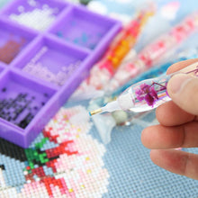 Cargar imagen en el visor de la galería, Bolígrafo Premium Ergonómico Diamond Painting Flores Violetas 5 Variantes