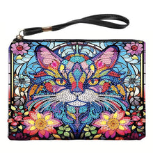 Cargar imagen en el visor de la galería, Bolso de Mano Diamond Painting con Gato