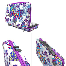Cargar imagen en el visor de la galería, Estuche Diamond Painting Mariposa con 70 Compartimentos + Accesorios