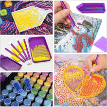 Cargar imagen en el visor de la galería, Estuche Diamond Painting Mariposas con 70 Compartimentos + Accesorios