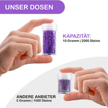 Cargar imagen en el visor de la galería, Estuche Diamond Painting Naranja con 120 Botes + Accesorios