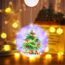 Cargar imagen en el visor de la galería, Lámpara LED Diamond Painting Colgante Navidad