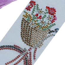 Cargar imagen en el visor de la galería, Marcapáginas Diamond Painting Cesta de Flores